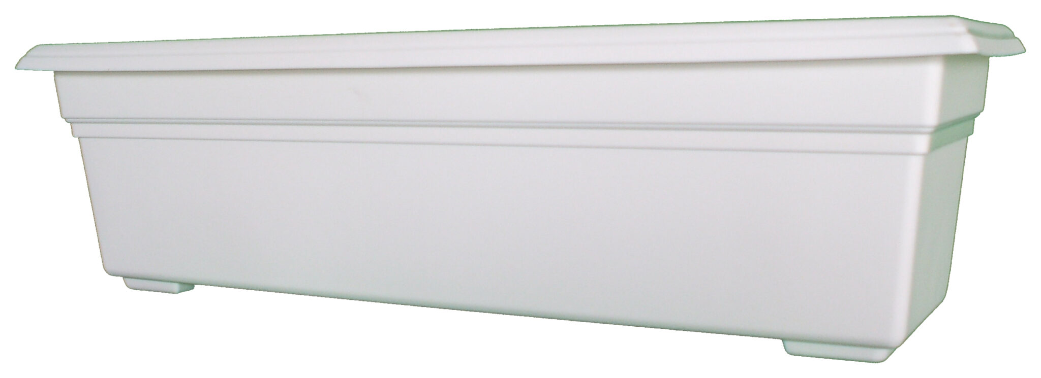 Slipon Flower Box Holders with Planter Box with White Box Mide